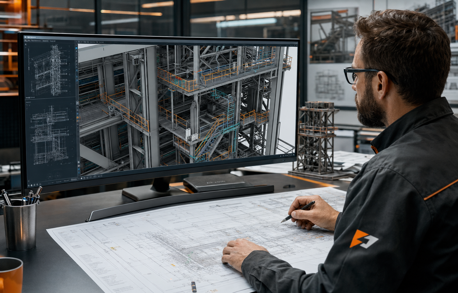 Validation d’une maquette 3D de structures et plateformes industrielles